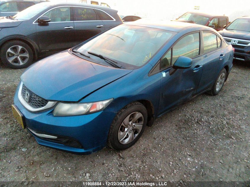 2013 Honda Civic VIN: 2HGFB2F46DH006107 Lot: 11908884