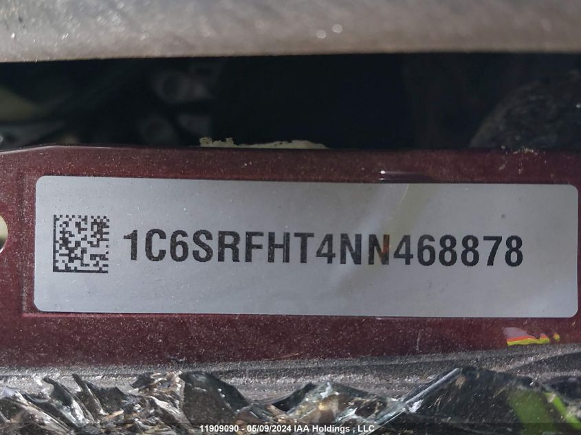 2022 Ram 1500 Limited VIN: 1C6SRFHT4NN468878 Lot: 11909090
