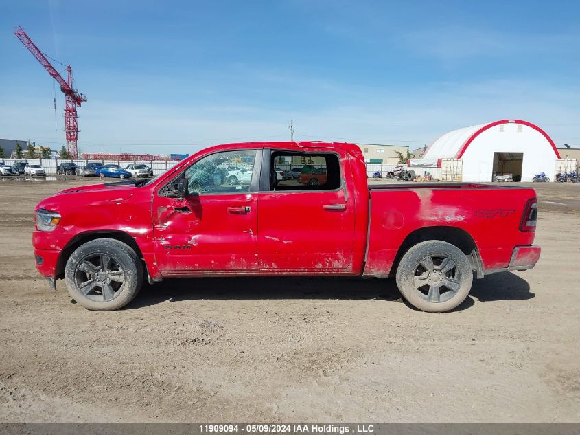 2022 Ram 1500 Sport VIN: 1C6SRFVT0NN304869 Lot: 11909094