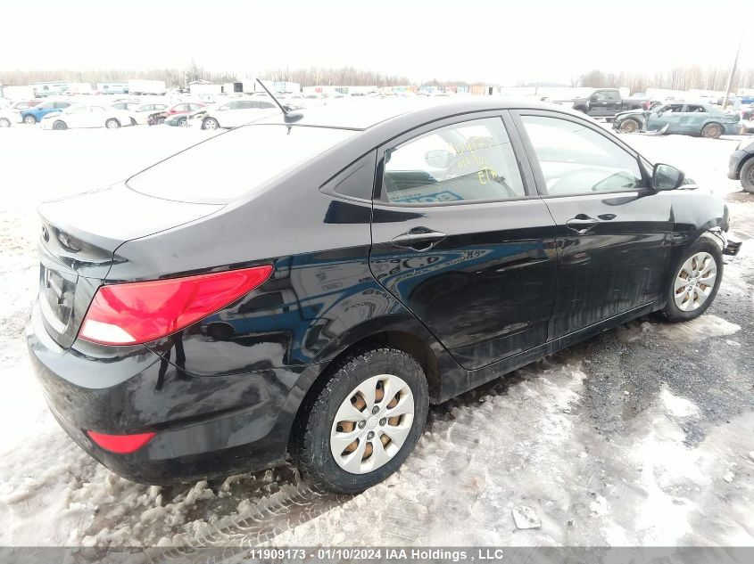 2016 Hyundai Accent Se VIN: KMHCT4AE7GU010965 Lot: 11909173