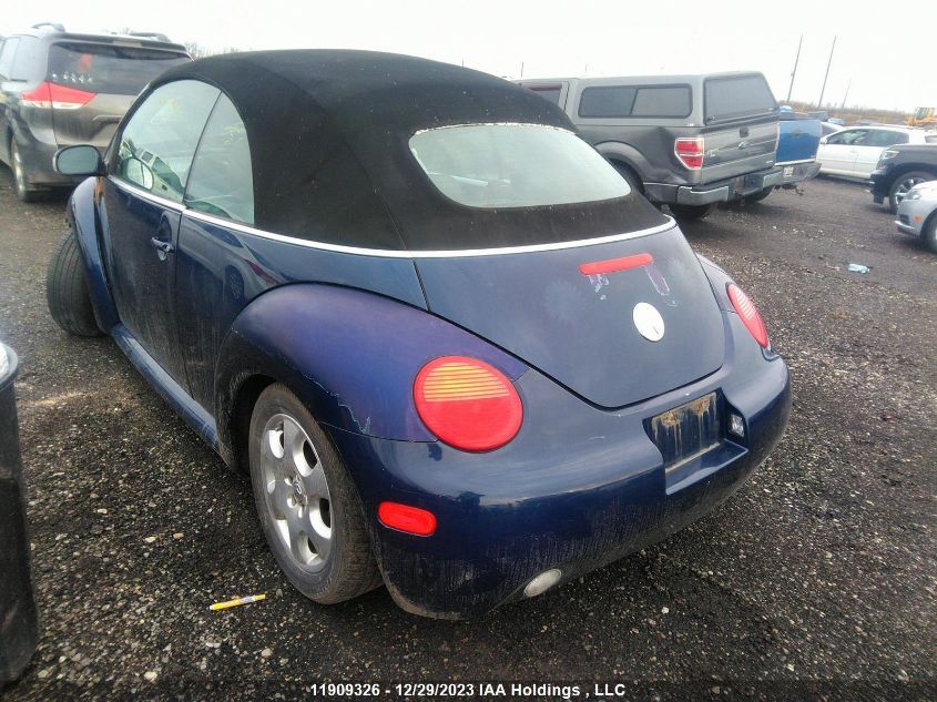 2003 Volkswagen Beetle VIN: 3VWCK21Y83M317417 Lot: 11909326