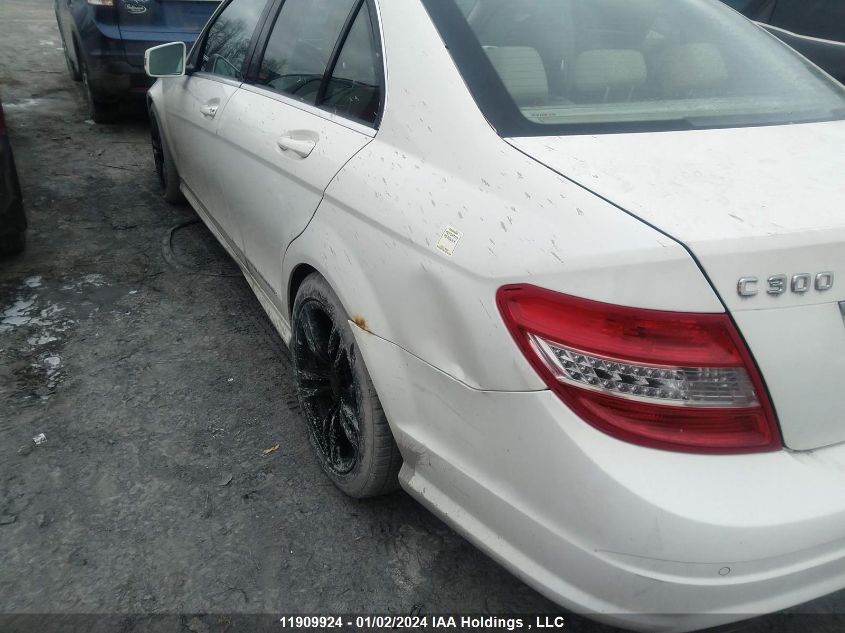 2011 Mercedes-Benz C-Class VIN: WDDGF8BB6BF584937 Lot: 11909924