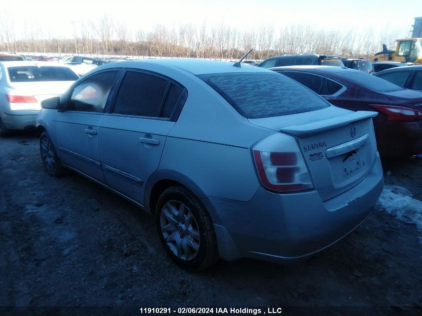 2012 Nissan Sentra 2.0 S VIN: 3N1AB6AP0CL693899 Lot: 11910291