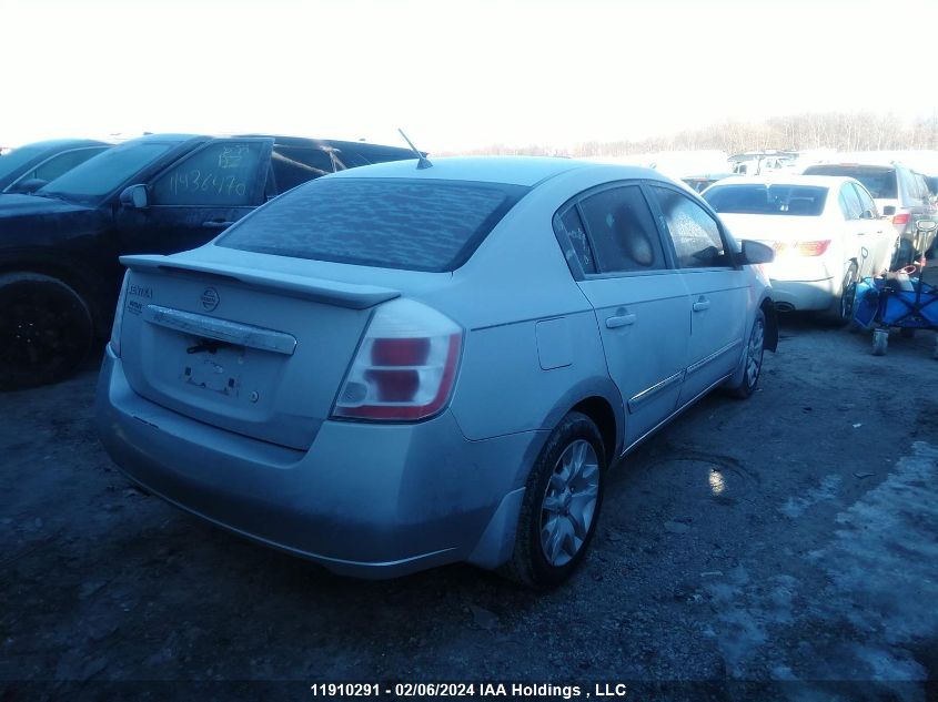 2012 Nissan Sentra 2.0 S VIN: 3N1AB6AP0CL693899 Lot: 11910291