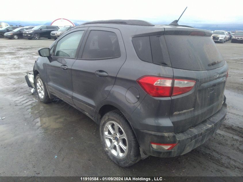 2019 Ford Ecosport Se VIN: MAJ6S3GLXKC292608 Lot: 11910584