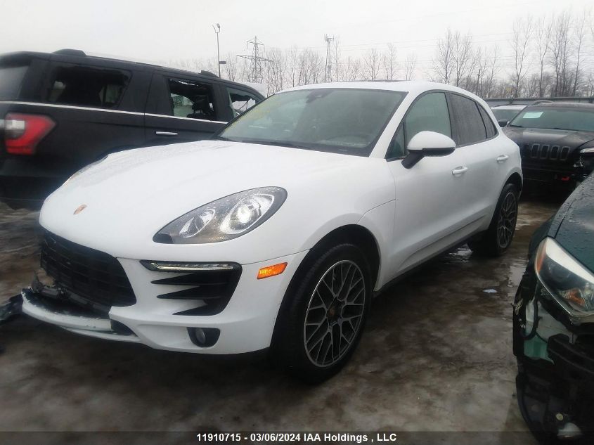 2017 Porsche Macan S VIN: WP1AB2A53HLB18380 Lot: 11910715