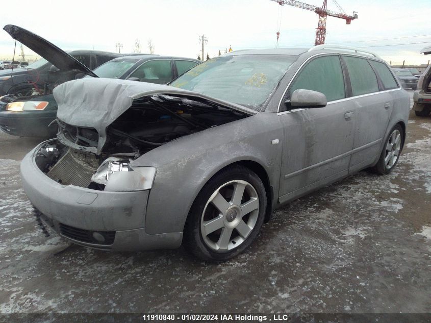 2004 Audi A4 VIN: WAUVT68EX4A140389 Lot: 11910840