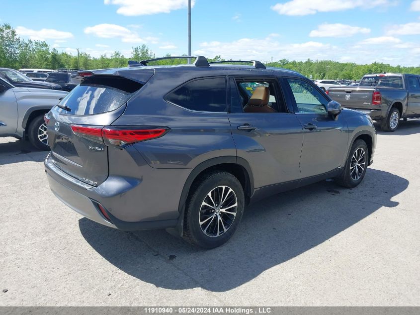 2021 Toyota Highlander Hybrid Limited VIN: 5TDEBRCH5MS049705 Lot: 11910940