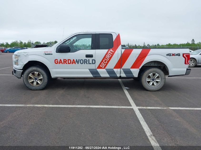 2016 Ford F150 Super Cab VIN: 1FTEX1E89GFC19813 Lot: 11911282