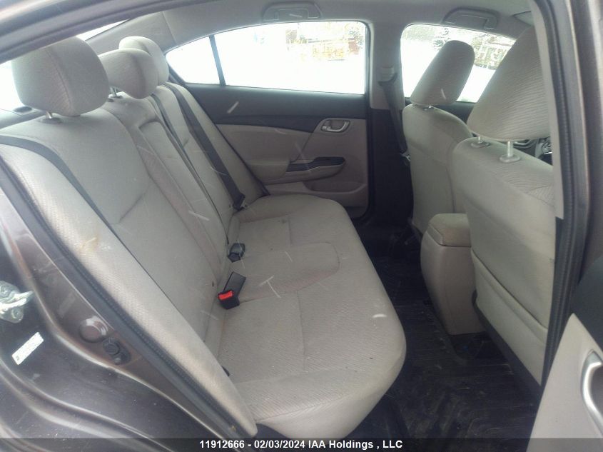 2013 Honda Civic Sdn VIN: 2HGFB2F4XDH000455 Lot: 11912666