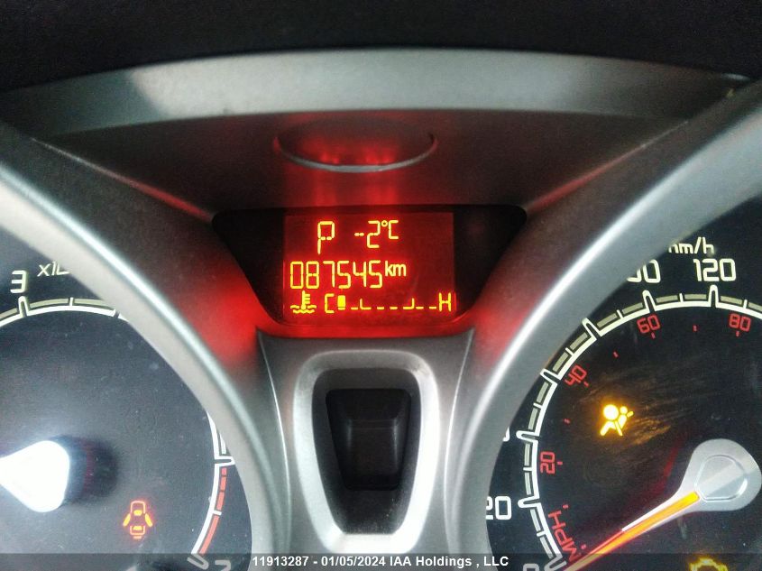 2013 Ford Fiesta VIN: 3FADP4EJ3DM205987 Lot: 11913287