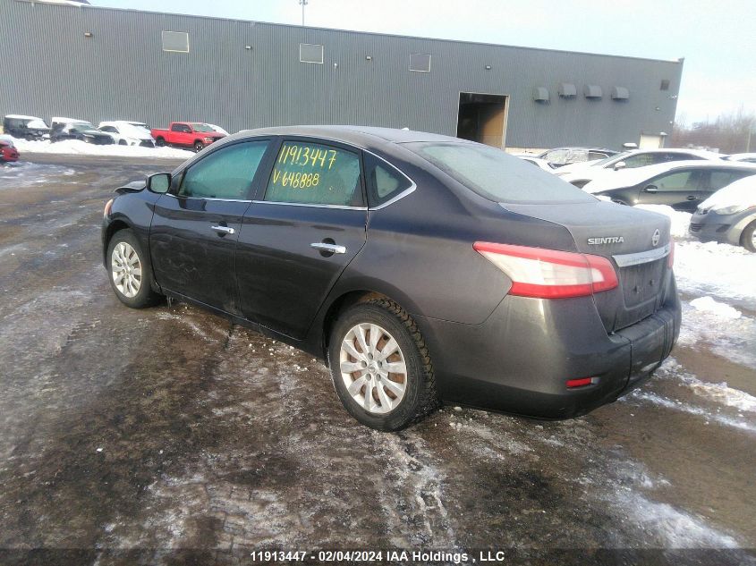 2015 Nissan Sentra VIN: 3N1AB7AP9FL648888 Lot: 51248324