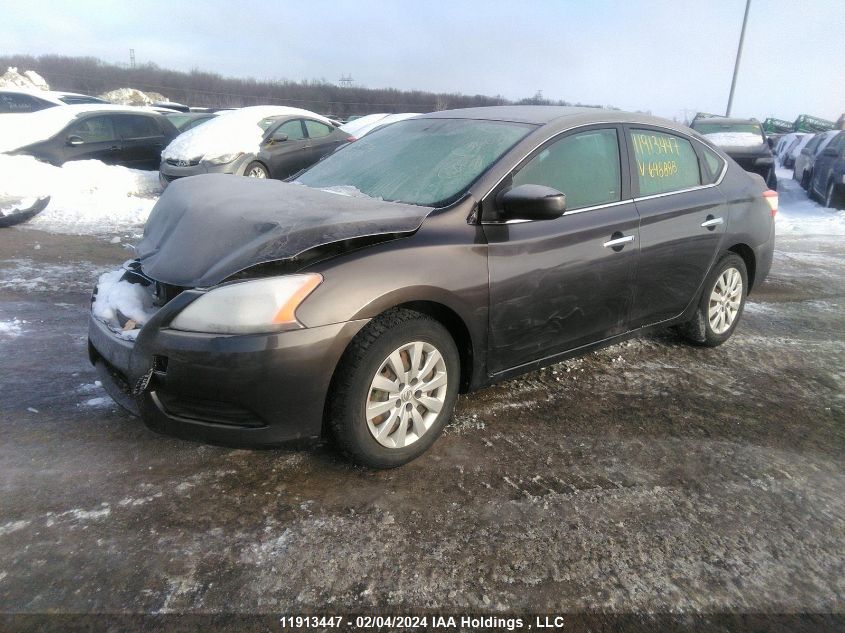 2015 Nissan Sentra VIN: 3N1AB7AP9FL648888 Lot: 51248324
