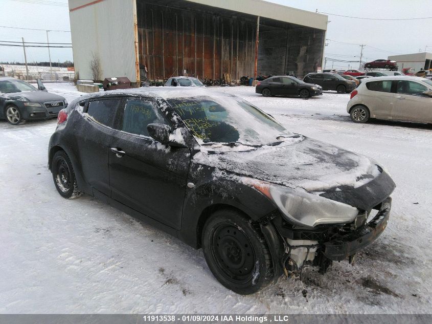 2013 Hyundai Veloster VIN: KMHTC6AD0DU173830 Lot: 11913538