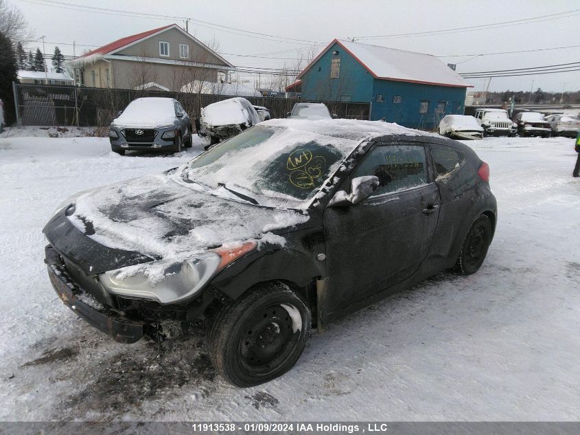 2013 Hyundai Veloster VIN: KMHTC6AD0DU173830 Lot: 11913538