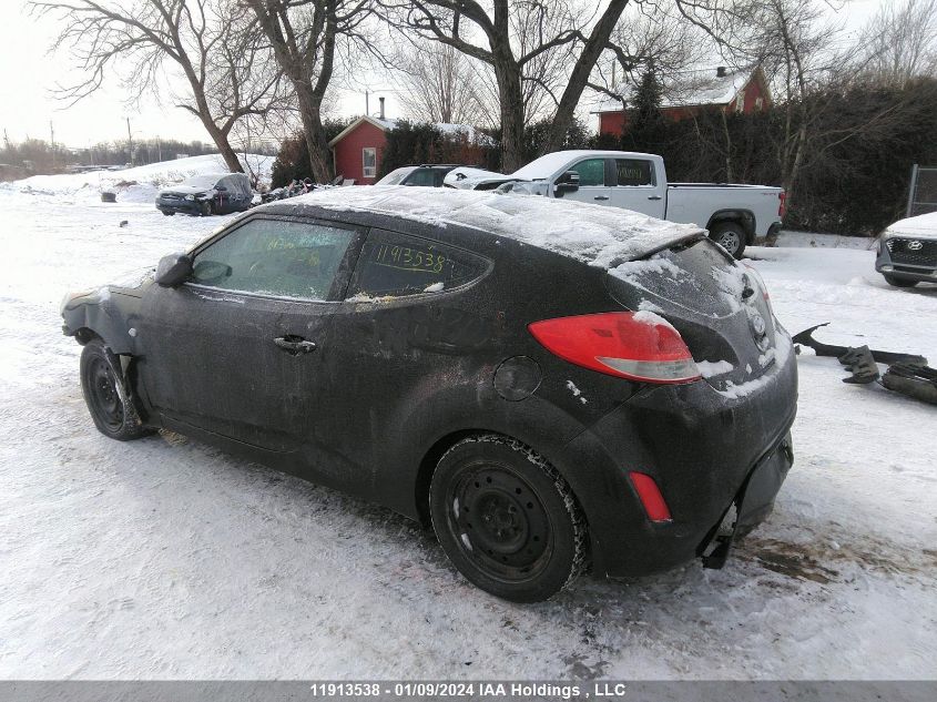 2013 Hyundai Veloster VIN: KMHTC6AD0DU173830 Lot: 11913538