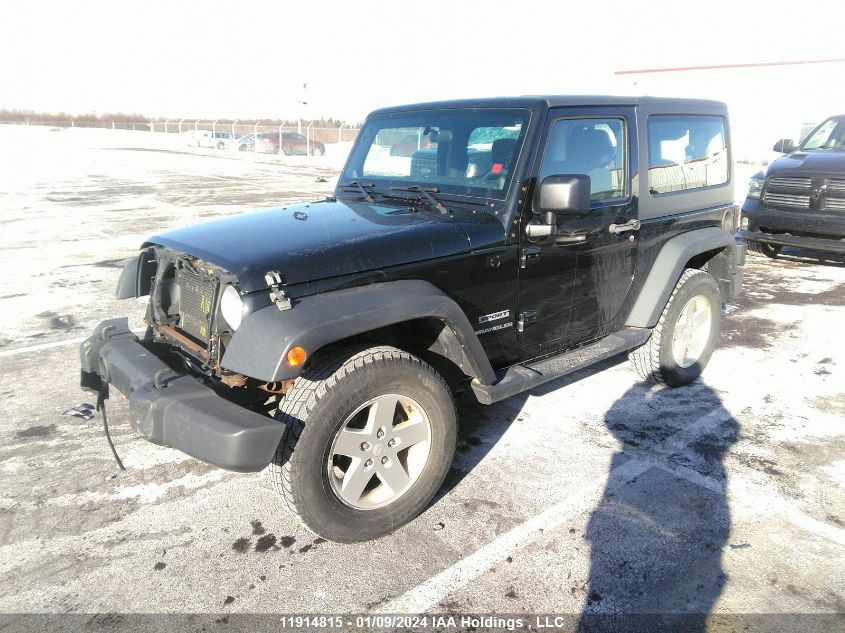 2014 Jeep Wrangler Sport VIN: 1C4AJWAG1EL267542 Lot: 11914815