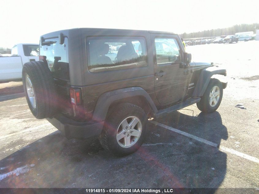 2014 Jeep Wrangler Sport VIN: 1C4AJWAG1EL267542 Lot: 11914815