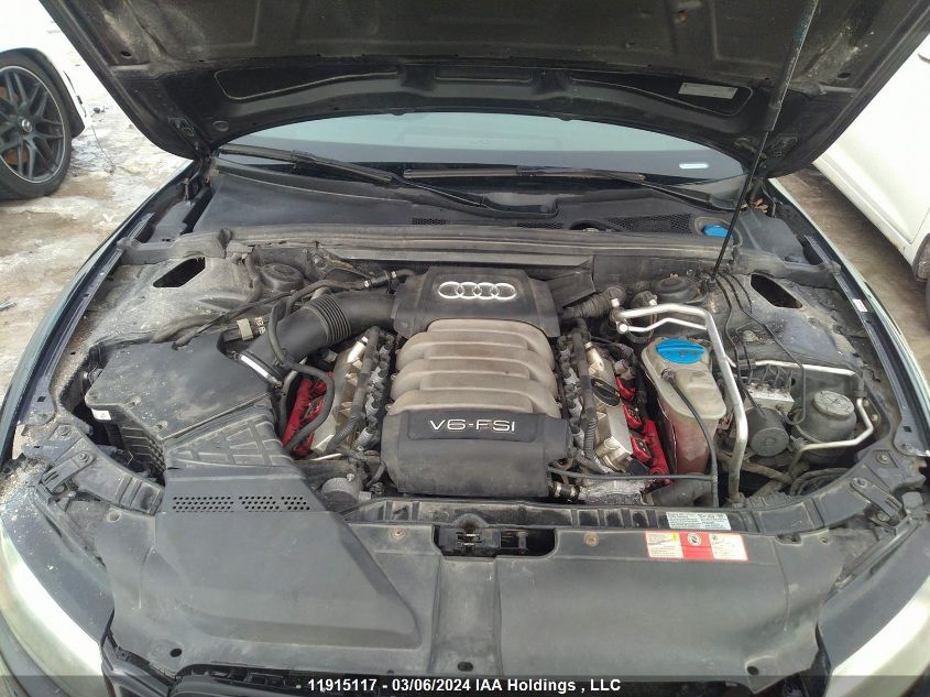 2010 Audi A5 Prestige VIN: WAUDKBFR2AA003620 Lot: 11915117