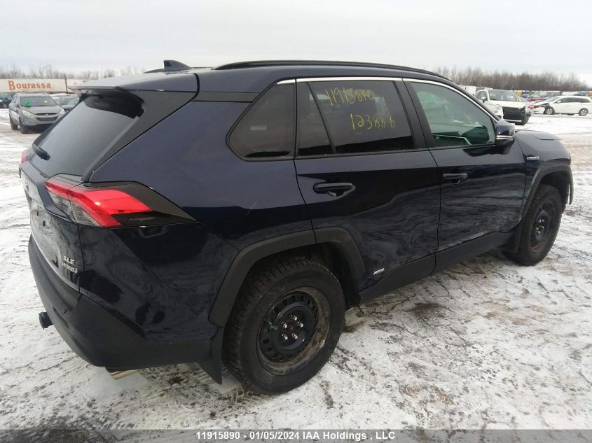 2021 Toyota Rav4 Xle VIN: 2T3RWRFV7MW123888 Lot: 11915890