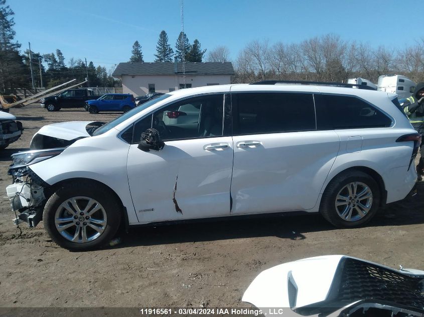 2021 Toyota Sienna VIN: 5TDGSKFC6MS026496 Lot: 11916561