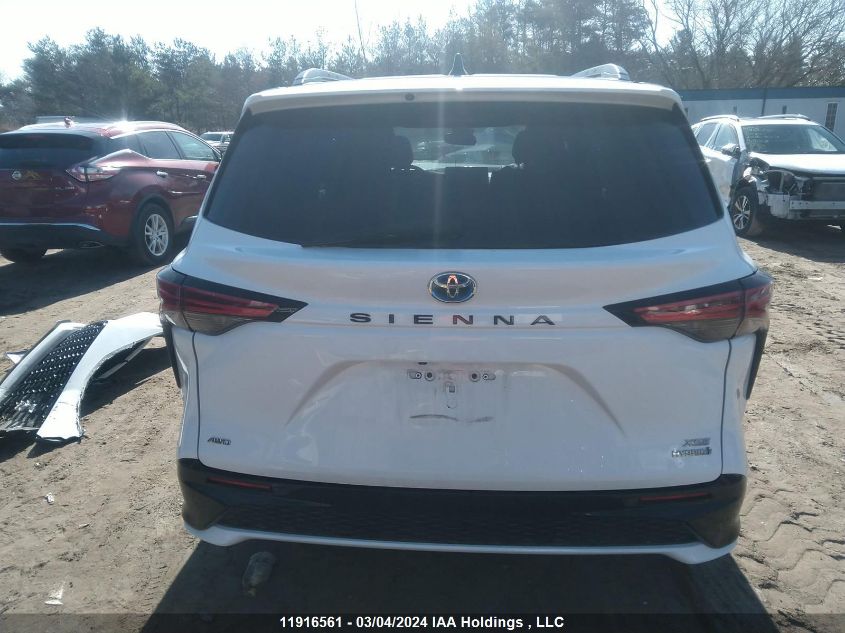 2021 Toyota Sienna VIN: 5TDGSKFC6MS026496 Lot: 11916561