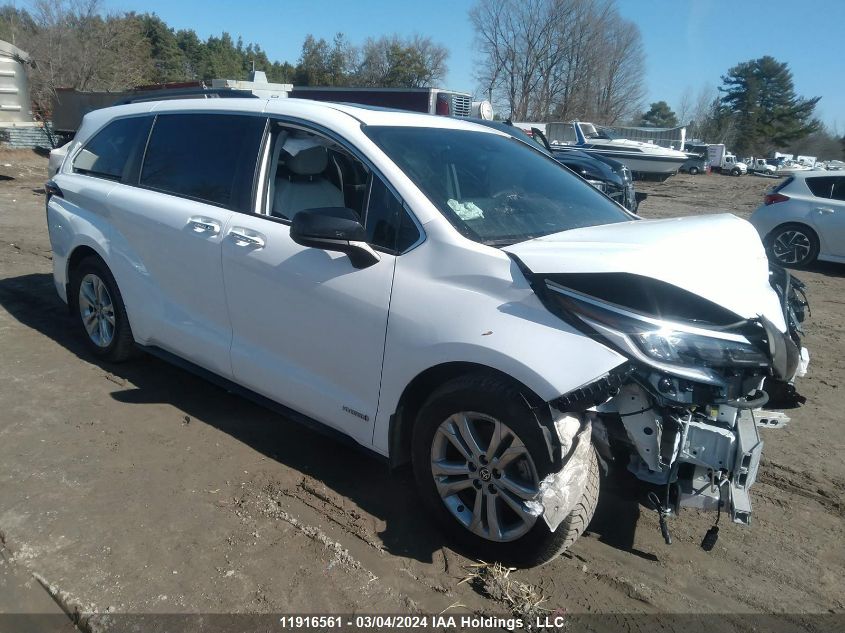 2021 Toyota Sienna VIN: 5TDGSKFC6MS026496 Lot: 11916561