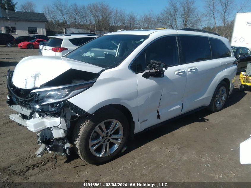 2021 Toyota Sienna VIN: 5TDGSKFC6MS026496 Lot: 11916561