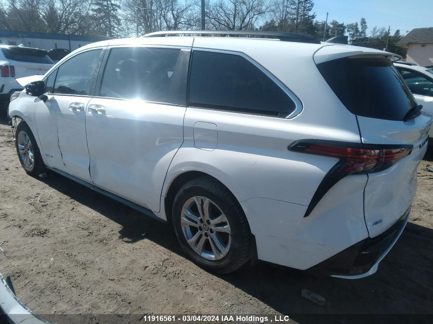 2021 Toyota Sienna VIN: 5TDGSKFC6MS026496 Lot: 11916561