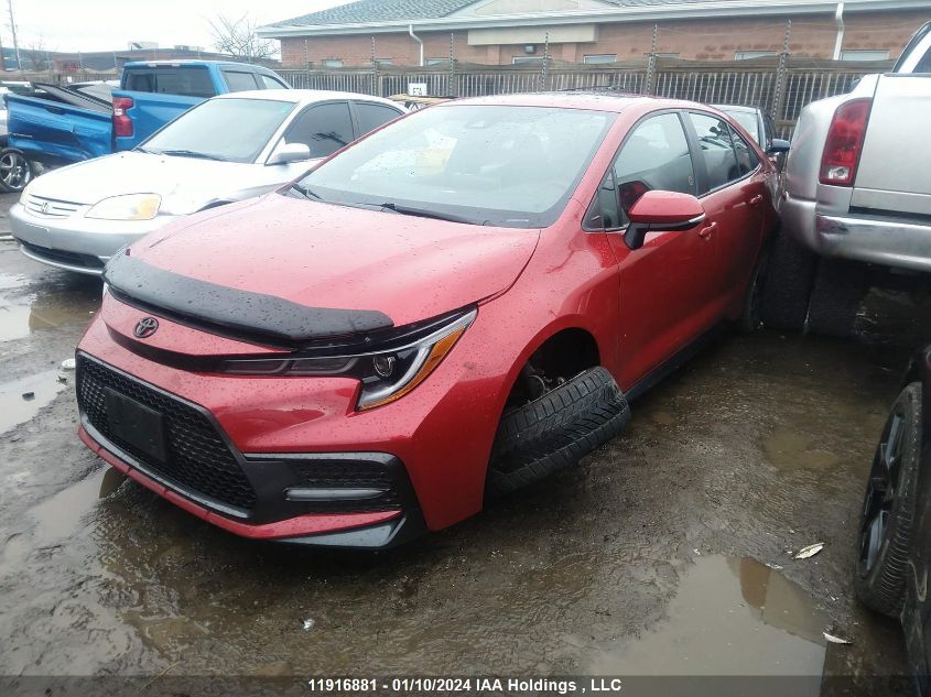 2021 Toyota Corolla Xle VIN: 5YFB4MBE0MP072969 Lot: 11916881