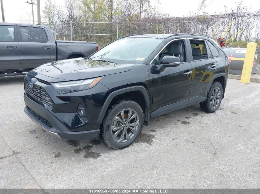 2022 Toyota Rav4 Limited Hybrid VIN: 4T3D6RFV1NU074344 Lot: 11916960