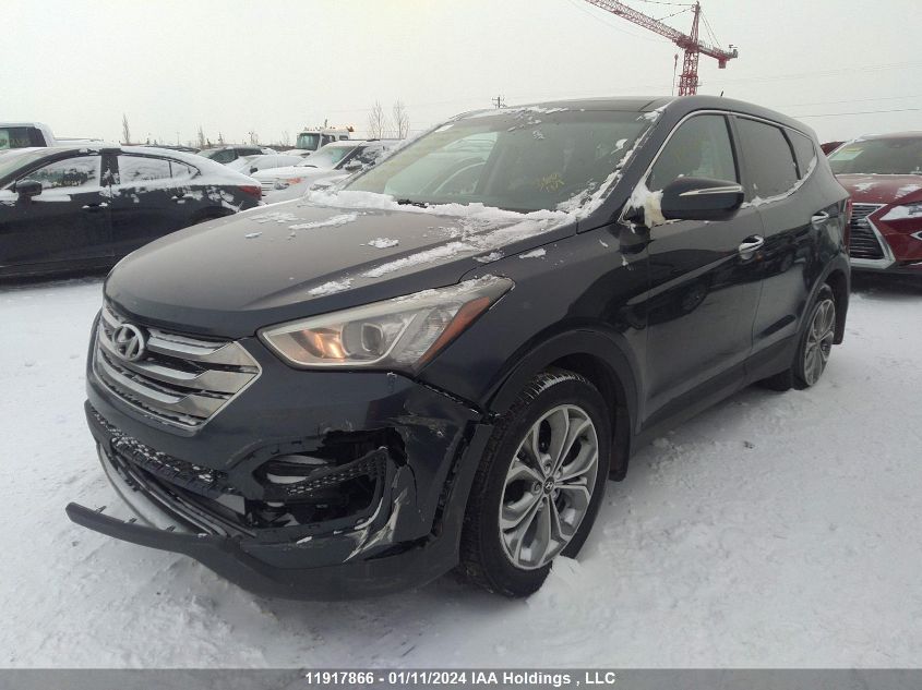 2013 Hyundai Santa Fe Sport 2.0T Se VIN: 5XYZUDLA1DG041728 Lot: 11917866