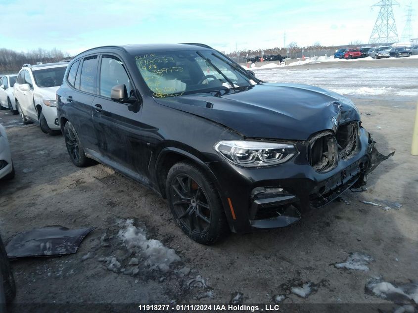 2019 BMW X3 VIN: 5UXTS3C5XK0Z09753 Lot: 50052604