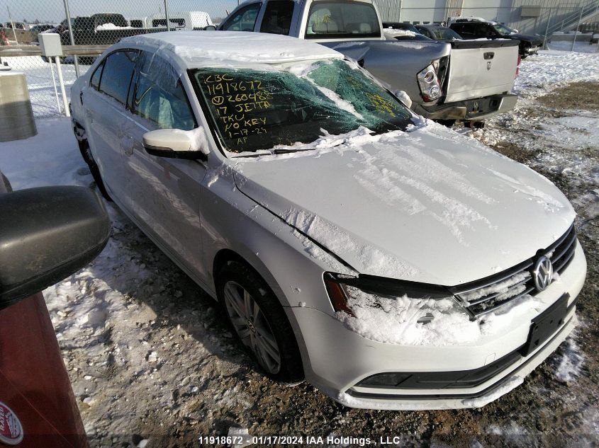 2017 Volkswagen Jetta Sedan VIN: 3VWL17AJ5HM260488 Lot: 11918672