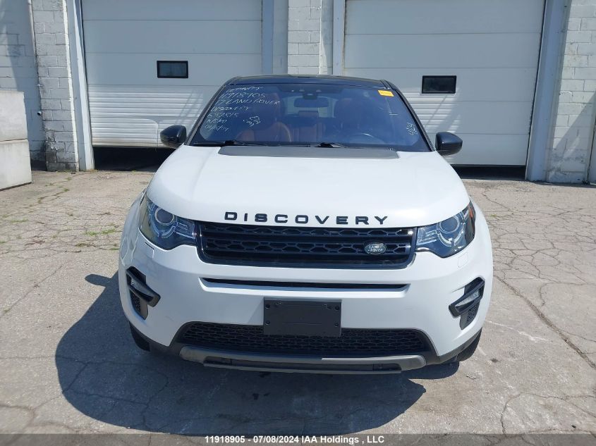 2017 Land Rover Discovery Sport VIN: SALCT2BG7HH657815 Lot: 11918905