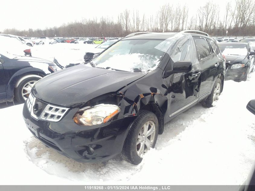 JN8AS5MVXDW114886 2013 Nissan Rogue Sv W/Sl Pkg