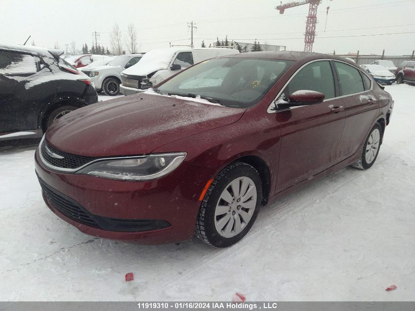 2015 Chrysler 200 Lx VIN: 1C3CCCFB4FN730105 Lot: 11919310