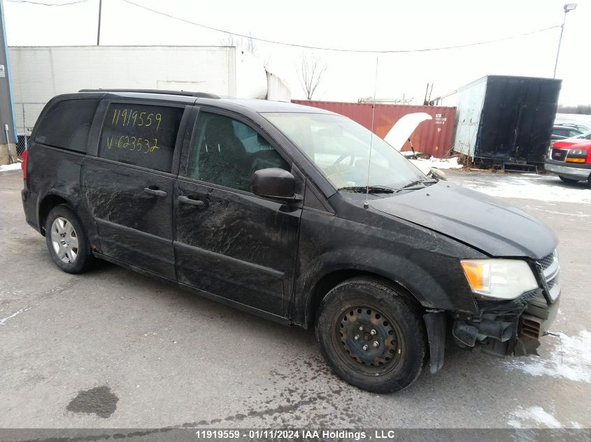 2013 Dodge Grand Caravan Se/Sxt VIN: 2C4RDGBG9DR623532 Lot: 11919559