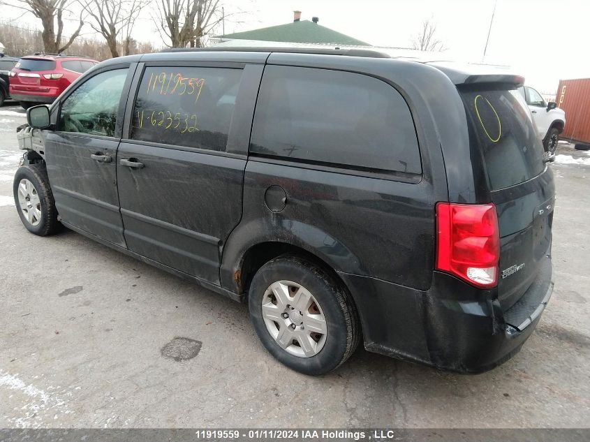 2013 Dodge Grand Caravan Se/Sxt VIN: 2C4RDGBG9DR623532 Lot: 11919559