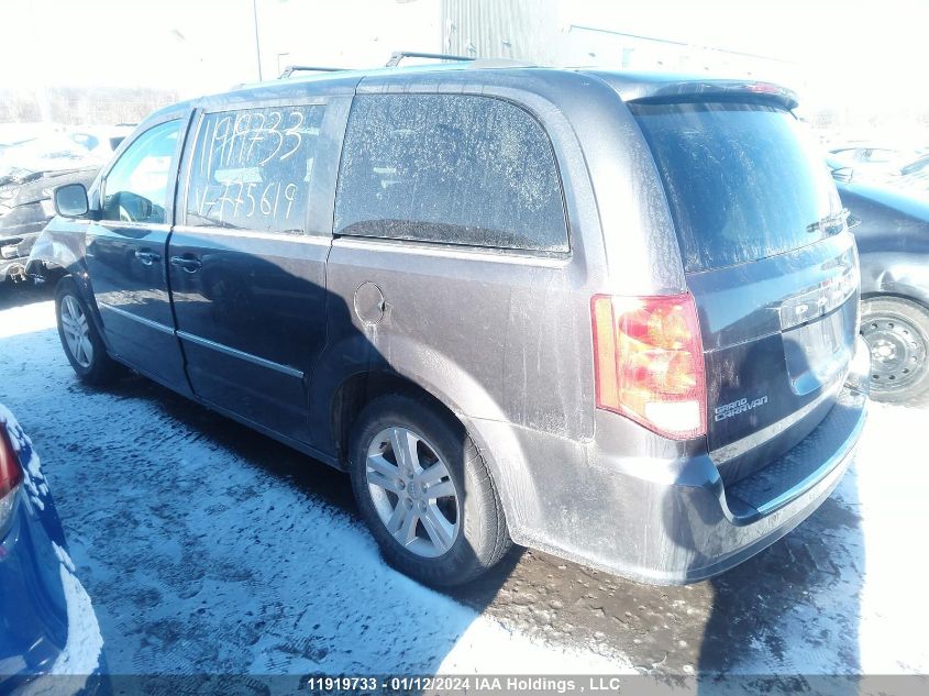 2017 Dodge Grand Caravan Crew VIN: 2C4RDGDG9HR775619 Lot: 11919733