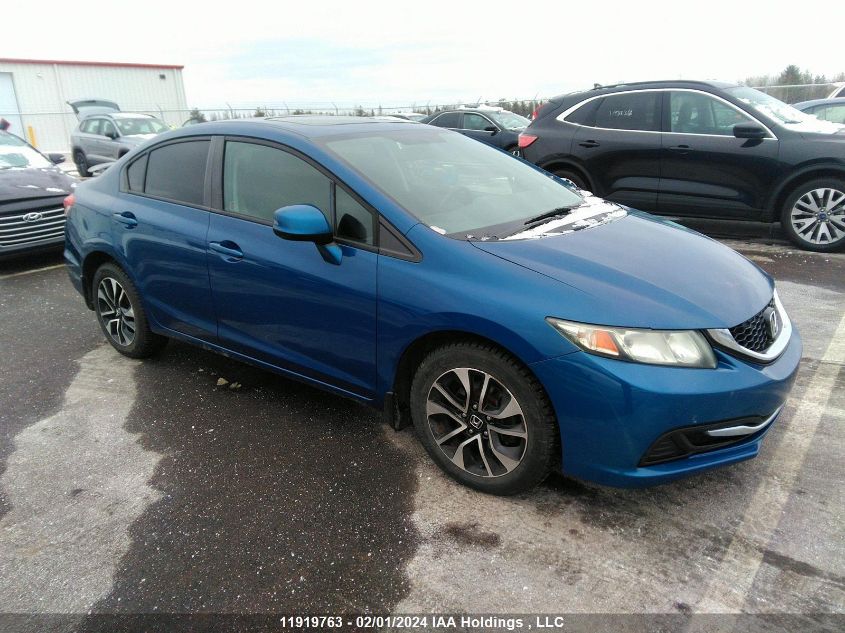 2013 Honda Civic Sdn VIN: 2HGFB2F5XDH004062 Lot: 48538874