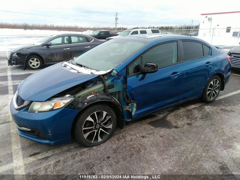 2013 Honda Civic Sdn VIN: 2HGFB2F5XDH004062 Lot: 48538874