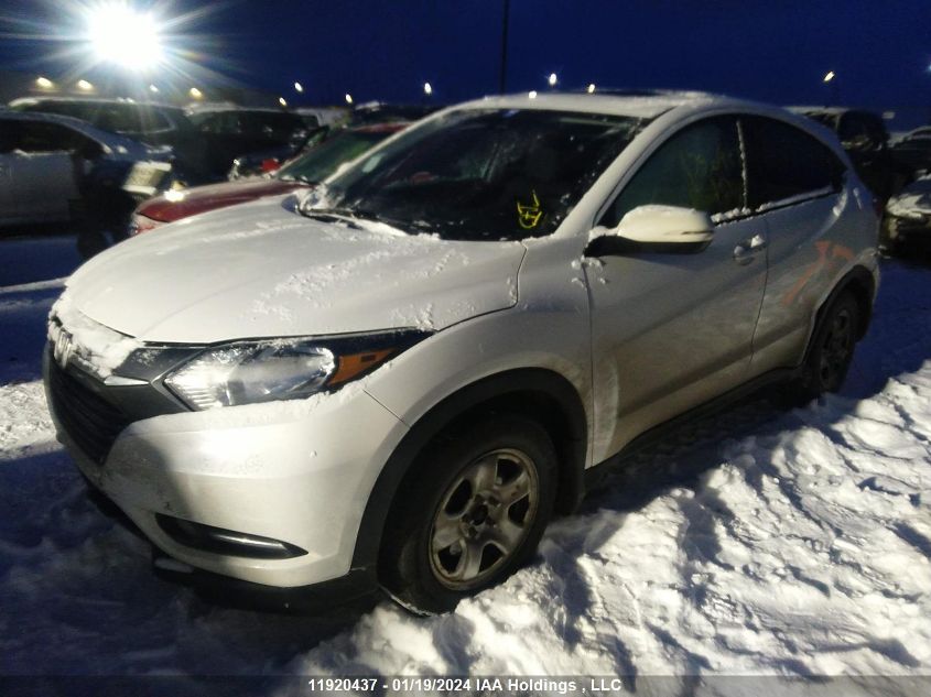 2016 Honda Hr-V VIN: 3CZRU5H55GM104512 Lot: 39258935