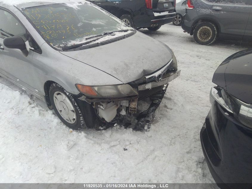 2008 Honda Civic Sdn VIN: 2HGFA16408H117836 Lot: 39236615