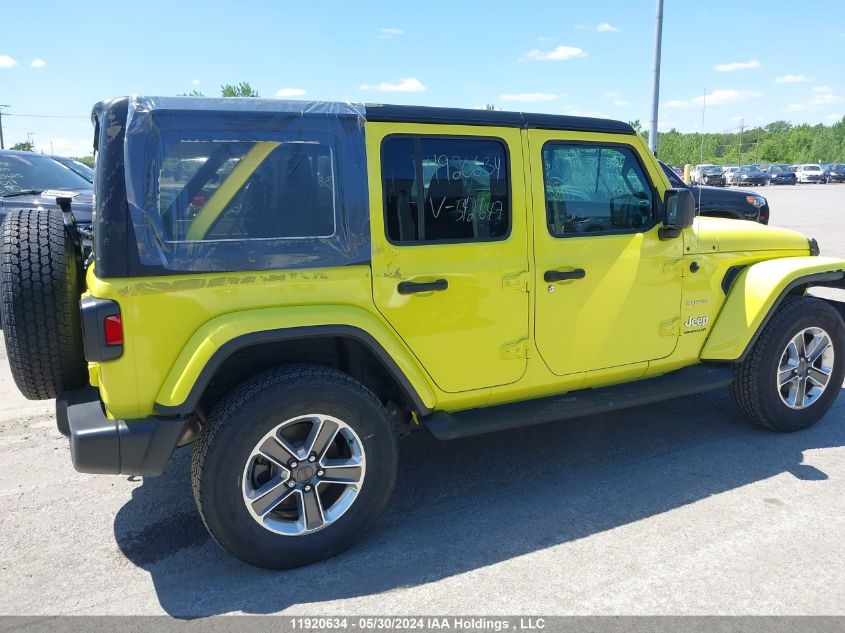 2023 Jeep Wrangler Sahara VIN: 1C4HJXEGXPW542647 Lot: 11920634