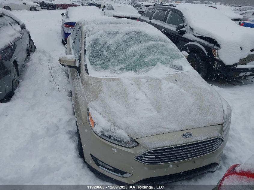 2018 Ford Focus Titanium VIN: 1FADP3N26JL262670 Lot: 11920663