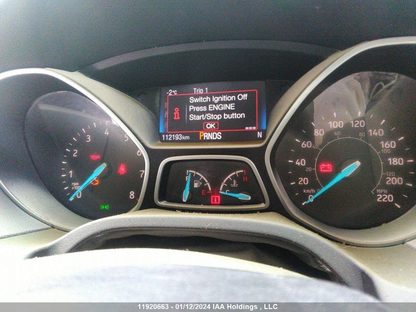 2018 Ford Focus Titanium VIN: 1FADP3N26JL262670 Lot: 11920663