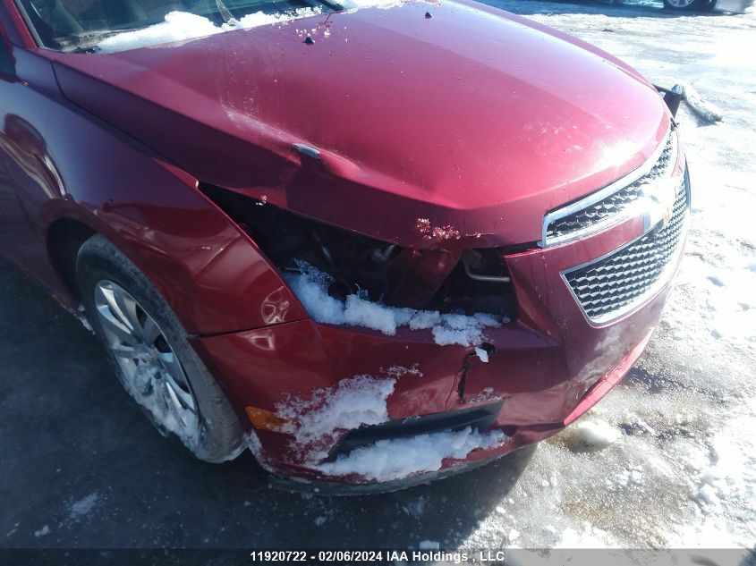 2012 Chevrolet Cruze Lt VIN: 1G1PL5SC2C7156538 Lot: 11920722