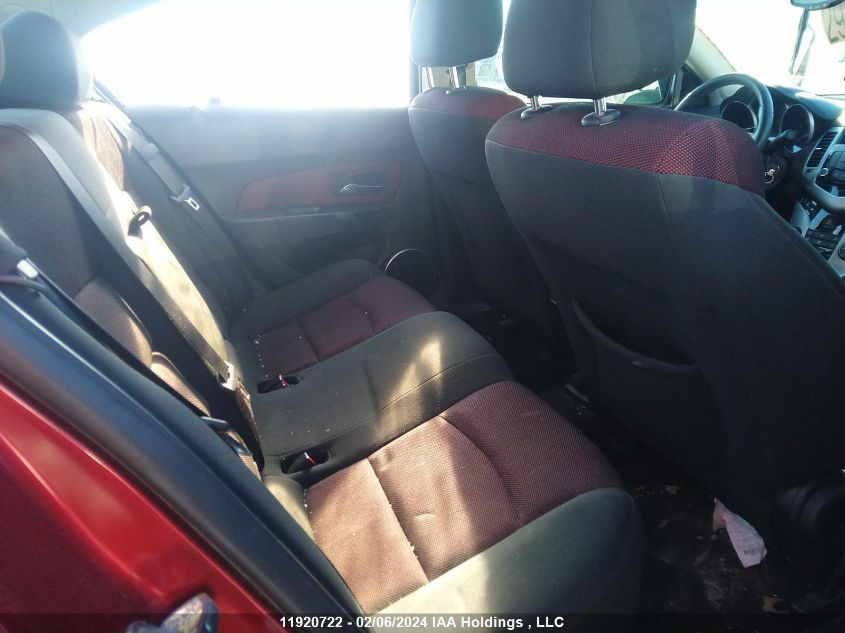 2012 Chevrolet Cruze Lt VIN: 1G1PL5SC2C7156538 Lot: 11920722