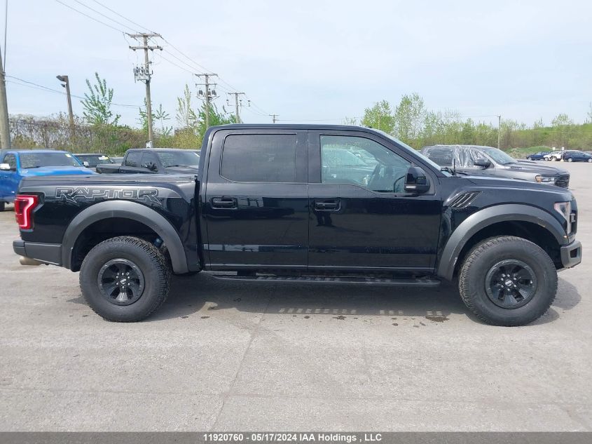 2018 Ford F-150 Raptor VIN: 1FTFW1RG6JFA81759 Lot: 11920760